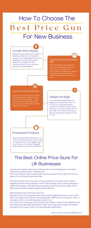 The Best Price Gun for Your Business