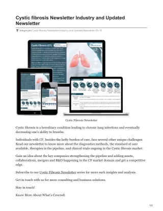 cystic fibrosis newsletter industry and updated