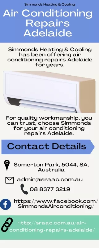 Air Conditioning Repairs Adelaide