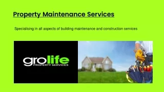 Property Maintenance Services Brisbane – Grolife Property Services