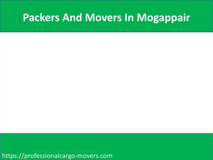 packers and movers in mogappair