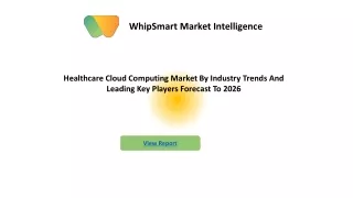 whipsmart market intelligence