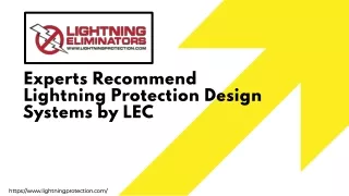 Experts Recommend Lightning Protection Design Systems by LEC