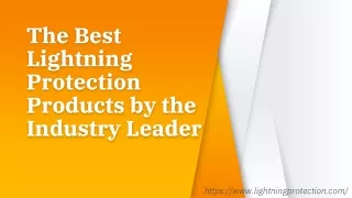 The Best Lightning Protection Products by the Industry Leader