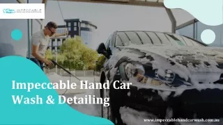 Impeccable Hand car wash & Detaling | Interior Cleaning Rockingham
