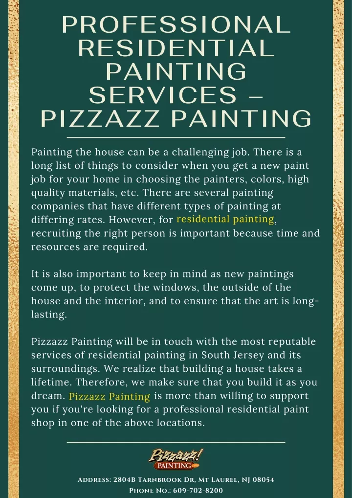 professional residential painting services