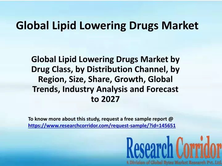 global lipid lowering drugs market