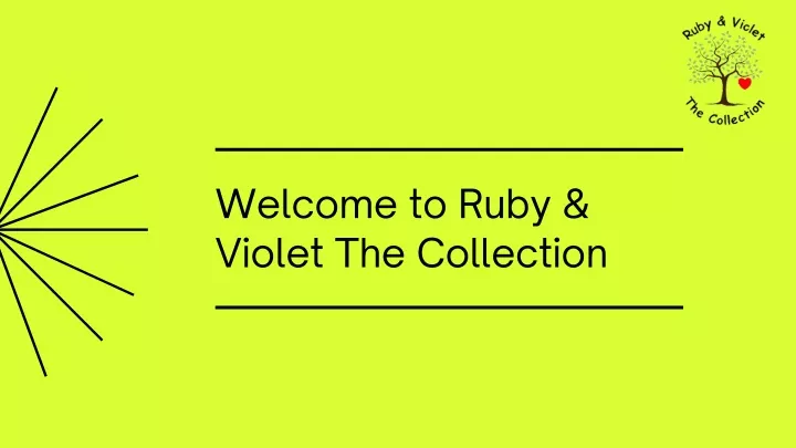 welcome to ruby violet the collection