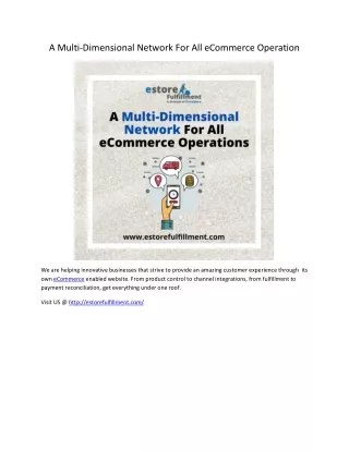 a multi dimensional network for all ecommerce