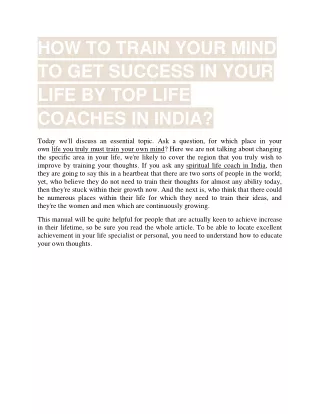 KARTIK SHAH TOP LIFE COACHES IN INDIA