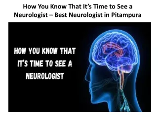 how you know that it s time to see a neurologist