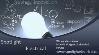PPT spotlight electrical