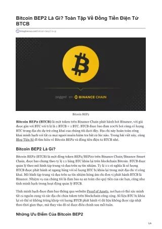 bitcoin bep2 l g to n t p v ng ti n i n t btcb