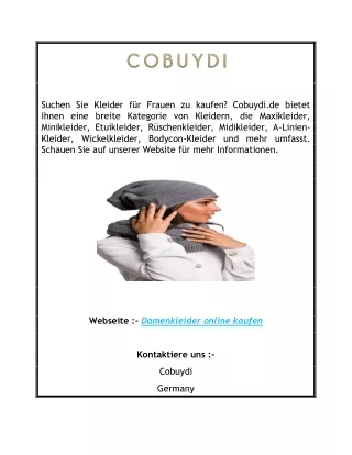 Suchen Sie Frauenkleider online zu kaufen  Cobuydi.de