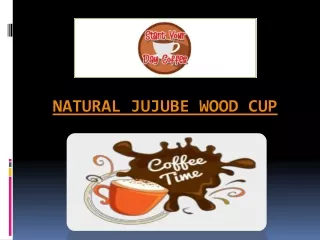 Natural Jujube Wood Cup
