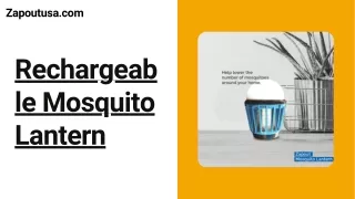 Rechargeable Mosquito Lantern