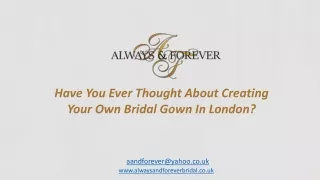 have you ever thought about creating your