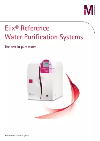 Elix® Reference Water Purification Systems