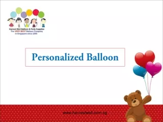 Personalized Balloon