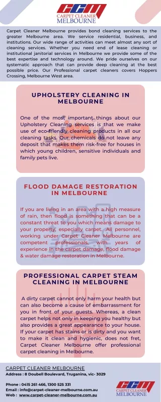 Ensure No Fuss Carpet Steam Cleaning in Melbourne