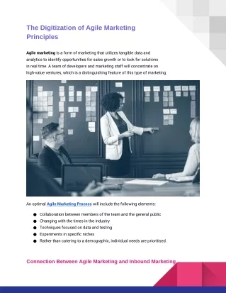 the digitization of agile marketing principles