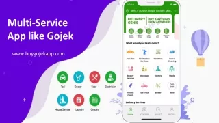 multi service app like gojek