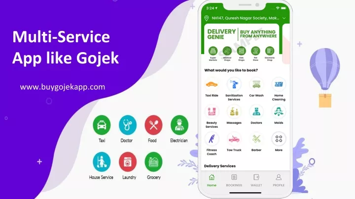 multi service app like gojek
