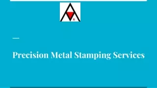 precision metal stamping services