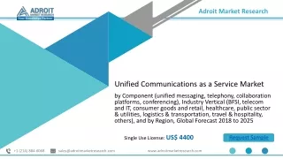 Unified Communications as a Service Market Key Strategic Insights 2025