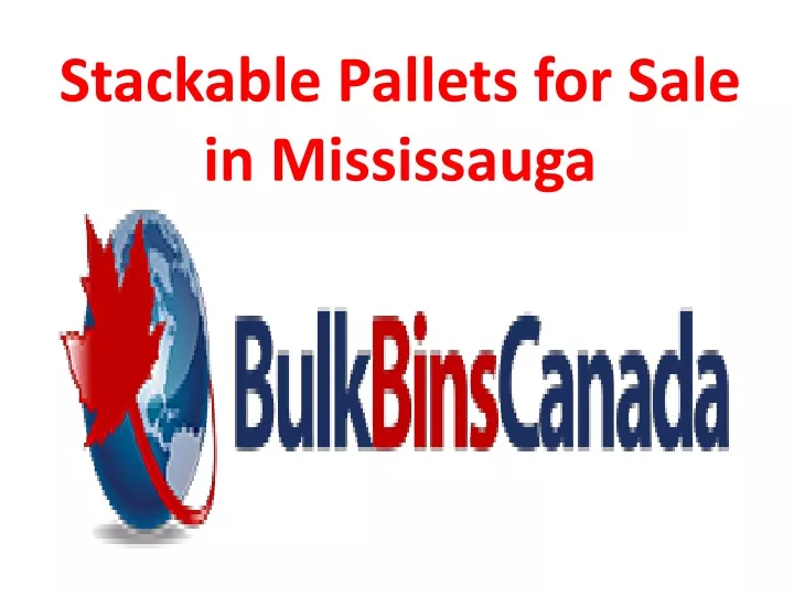 stackable pallets for sale in mississauga