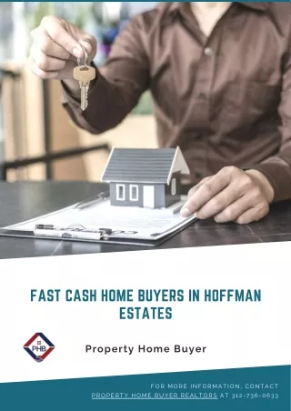 How Will I Get Fast Cash Home Buyers Hoffman Estates?
