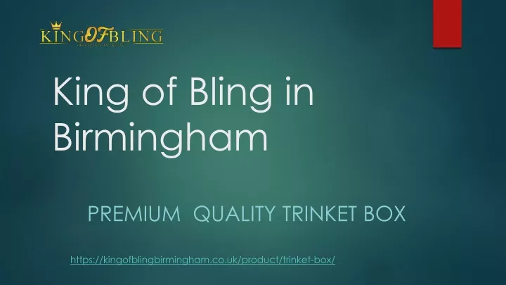 king of bling in birmingham