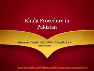 Guidance of Khula Pakistani Law (2021) - Let Concern For Khula in Pakistan By Lawyer
