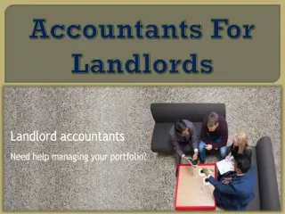 Accountants For Landlords