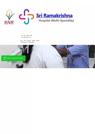Bronchoscopy | Lung biopsy treatment in Coimbatore - Sri Ramakrishna Hospital