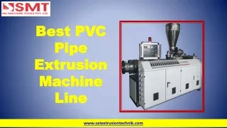 Best PVC Pipe Extrusion Machine Line | Sai Extrusion Technik