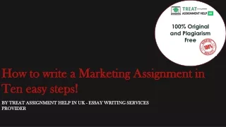 how to write a marketing assignment in ten easy steps