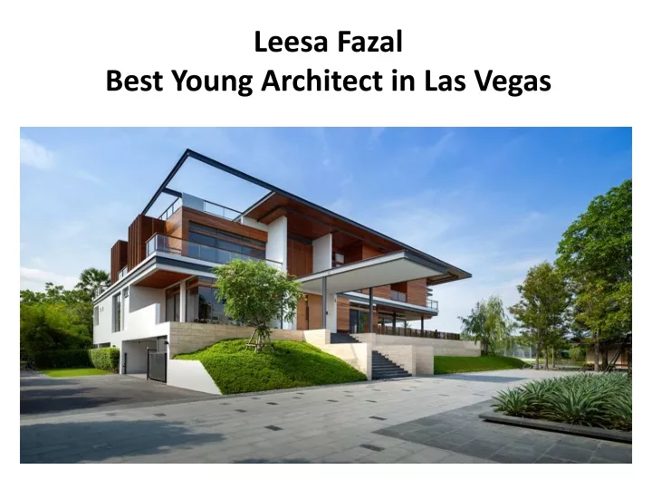 leesa fazal best young architect in las vegas