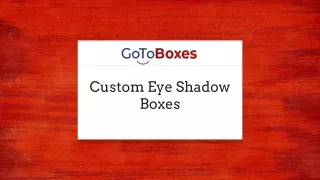 custom eye shadow boxes
