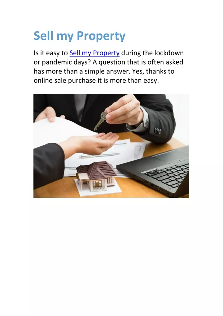 sell my property