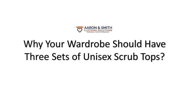 why your wardrobe should have three sets