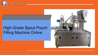 high grade spout pouch filling machine online