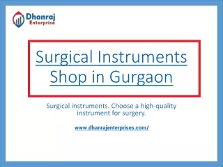 surgical instruments shop in gurgaon