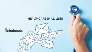 Healthcare Industry Email List from Infodepots