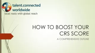 how to boost your crs score