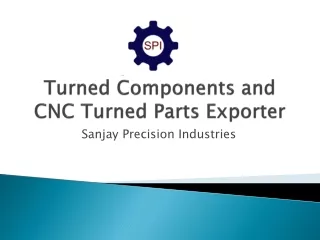 Turned Components and CNC Turned Parts Exporter