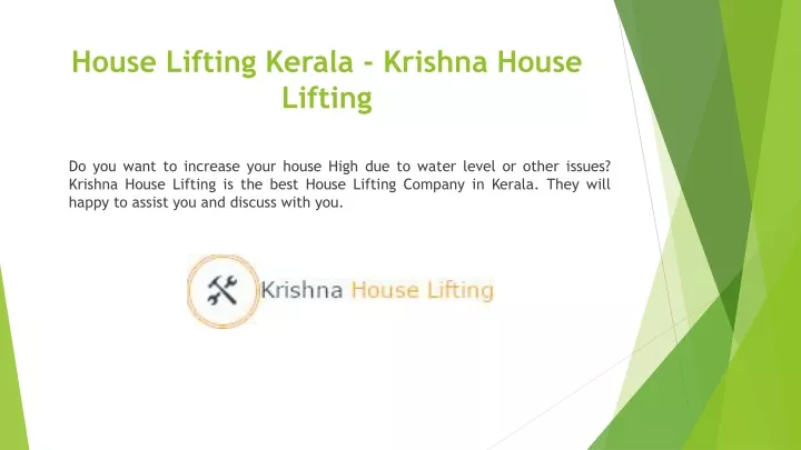 house lifting kerala krishna house lifting
