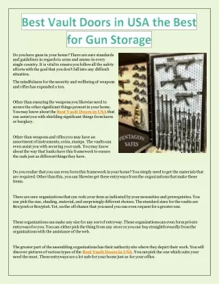 do you have guns in your home there are sure