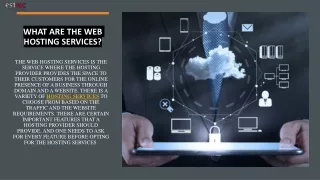 what are the web hosting services