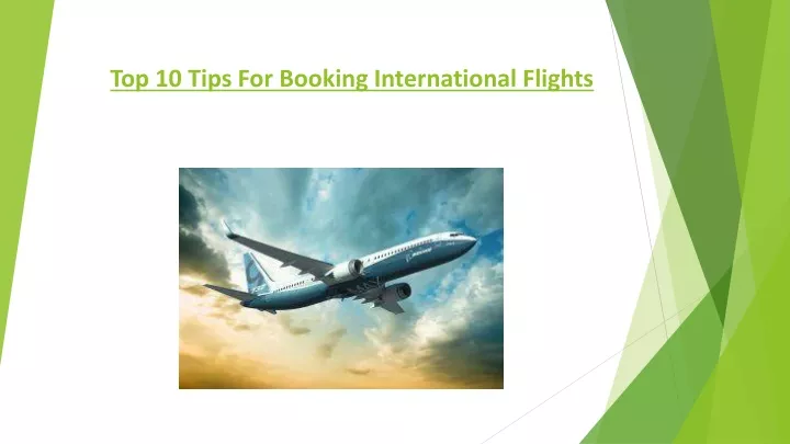 top 10 tips for booking international flights